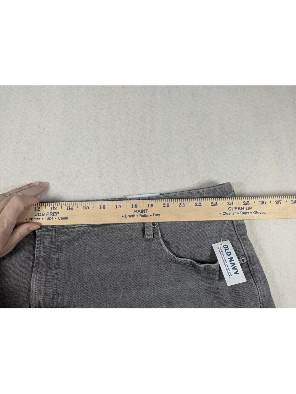 Old Navy - Women’s - O.G. Straight - High Rise - Gray - Size: 28